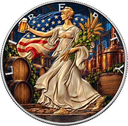 2026 Silver Eagle – American Beer Day Edition - CoinsTV