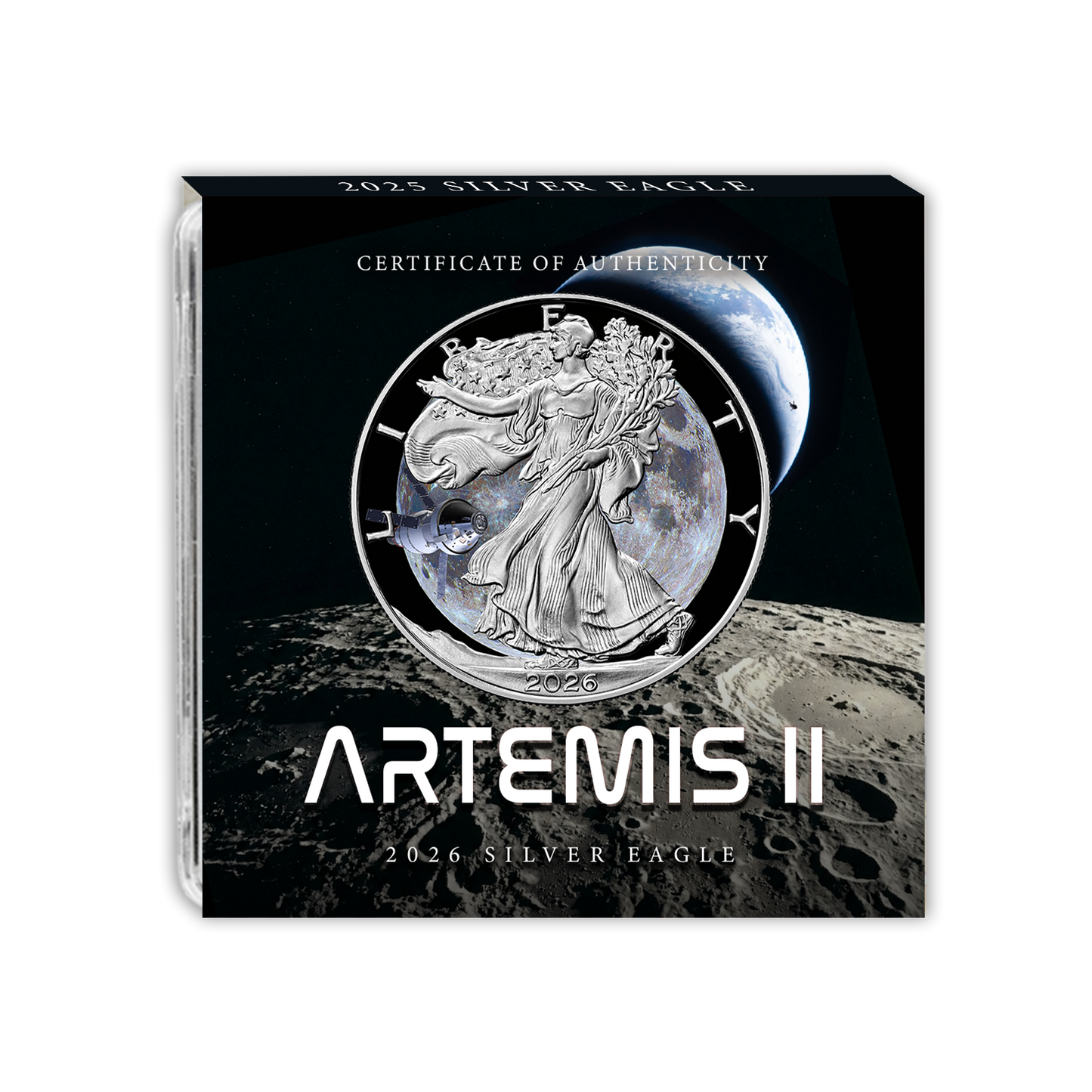 2026 Silver Eagle - Artemis II Edition - CoinsTV