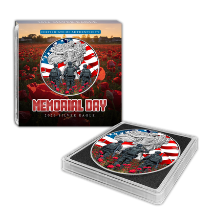 2026 Silver Eagle - Memorial Day Edition - CoinsTV