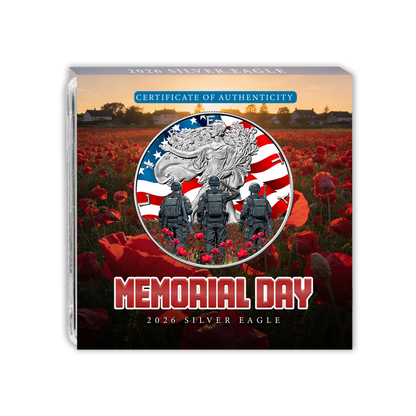 2026 Silver Eagle - Memorial Day Edition - CoinsTV