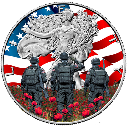 2026 Silver Eagle - Memorial Day Edition - CoinsTV