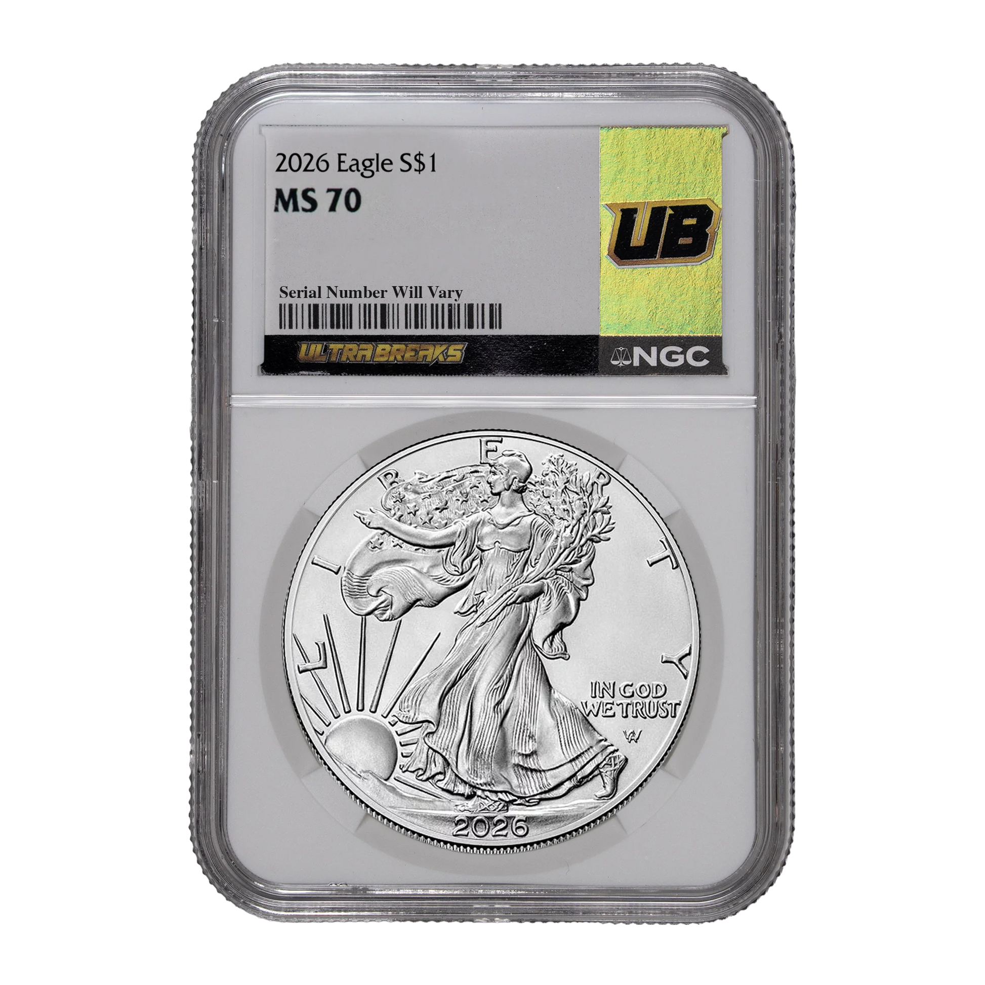 UltraBreaks Saved by the 90s Silver Eagle NGC Certified - CoinsTV