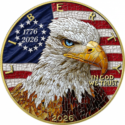 2026 U.S. Eagle Mosaic Eagle Edition 1 oz Silver Coin