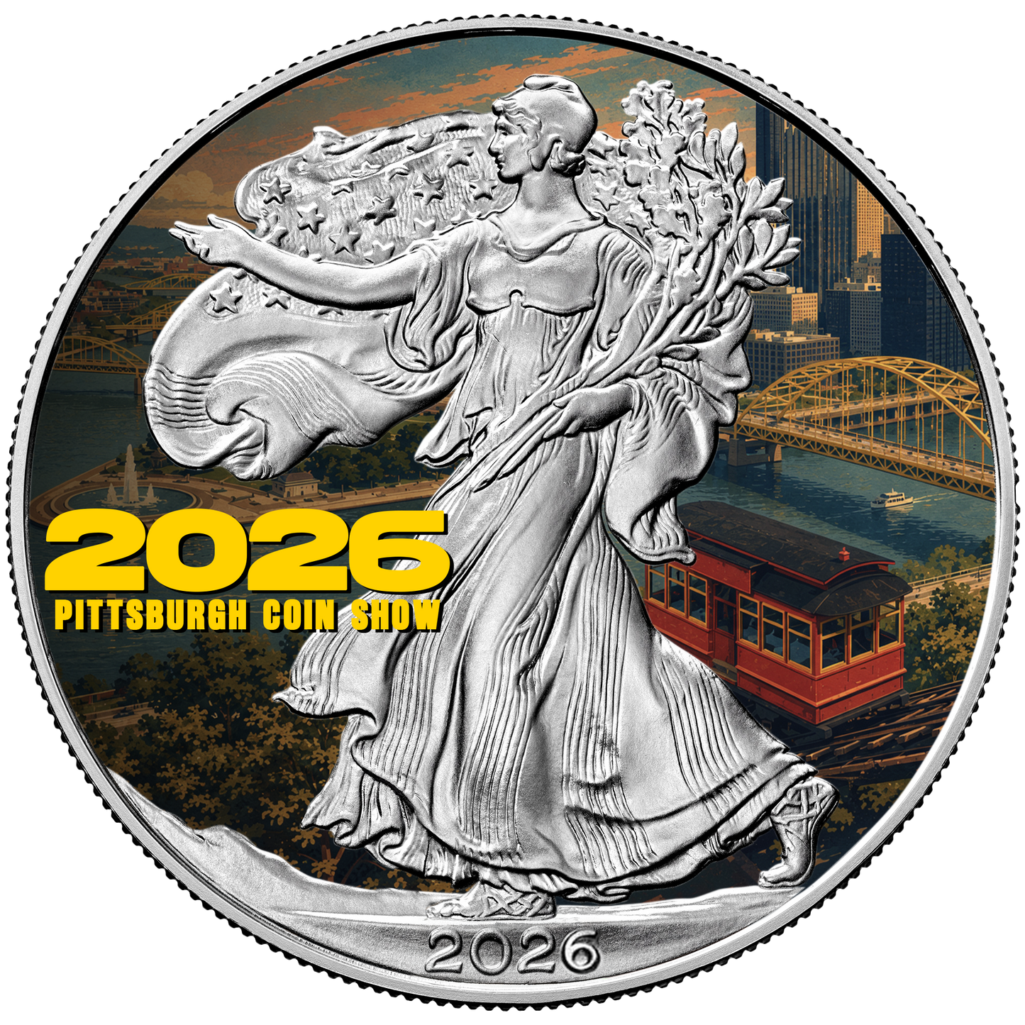 2026 Silver Eagle – Pittsburgh Coin Show Edition