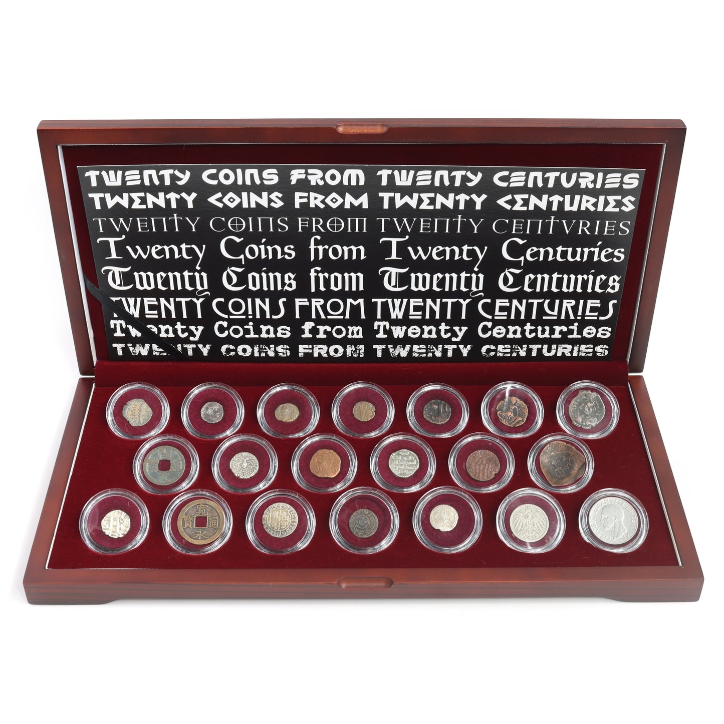 Twenty Coins from Twenty Centuries: Boxed Collection of Coins from the 1st-20th Centuries AD