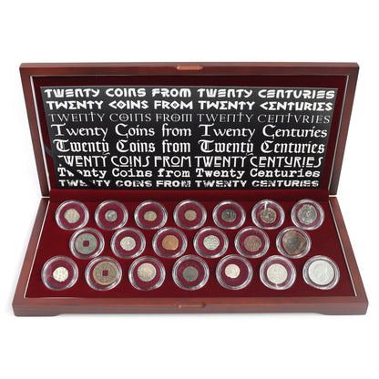 Twenty Coins from Twenty Centuries: Boxed Collection of Coins from the 1st-20th Centuries AD