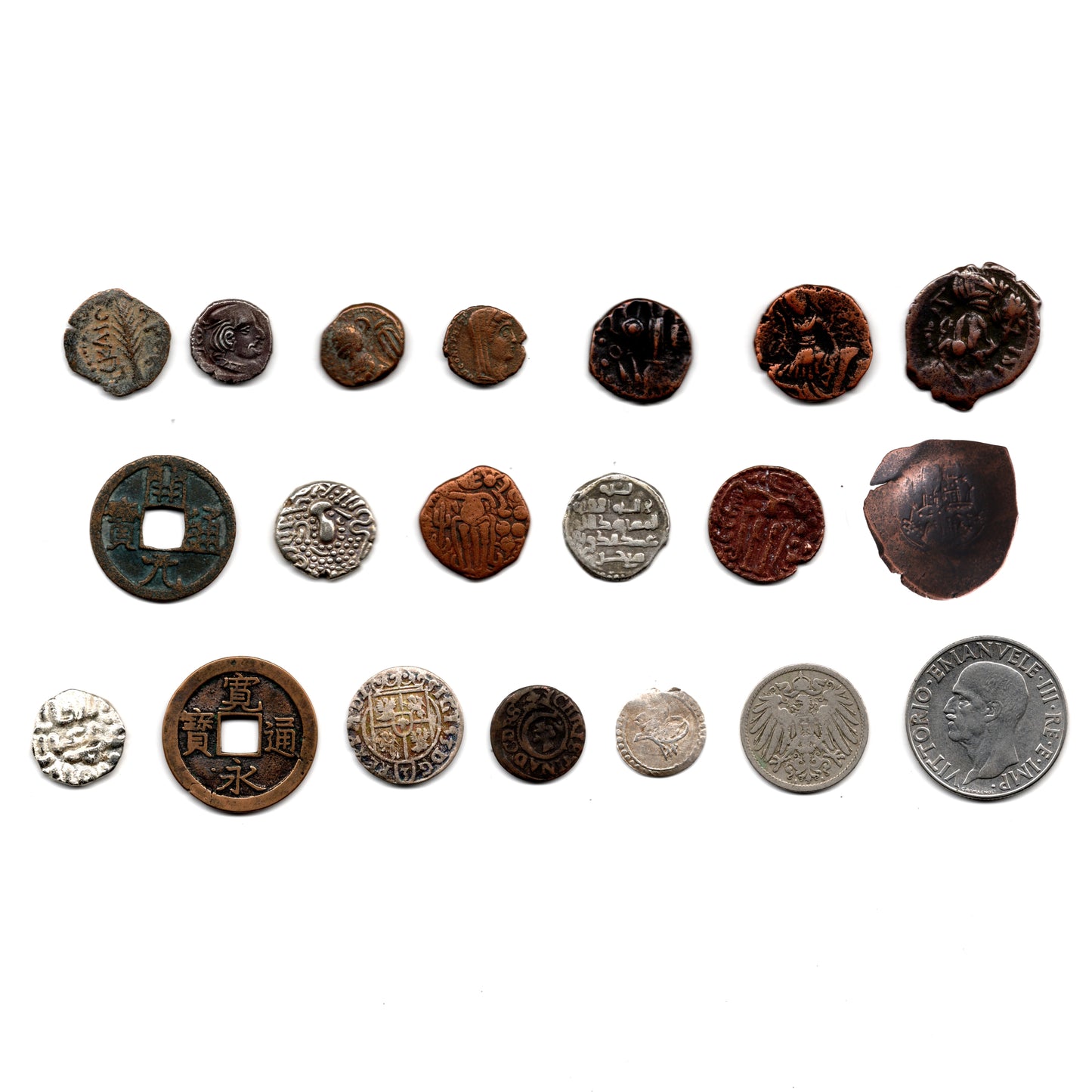 Twenty Coins from Twenty Centuries: Boxed Collection of Coins from the 1st-20th Centuries AD