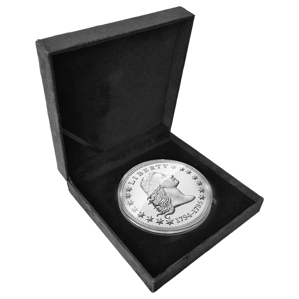 2026 Liberia Flowing Hair 1 Kilo White Brass Coin - CoinsTV