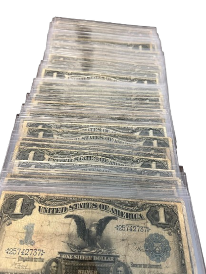 1899 $1 Dollar Silver Certificate Black Eagle - CoinsTV