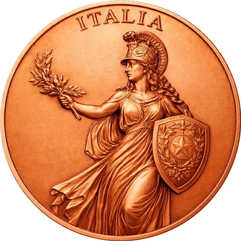 The First Italian 1 oz Copper Round