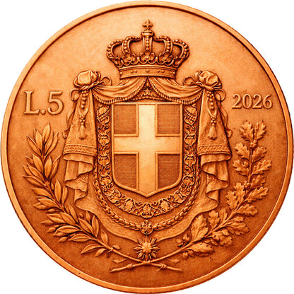 The First Italian 1 oz Copper Round
