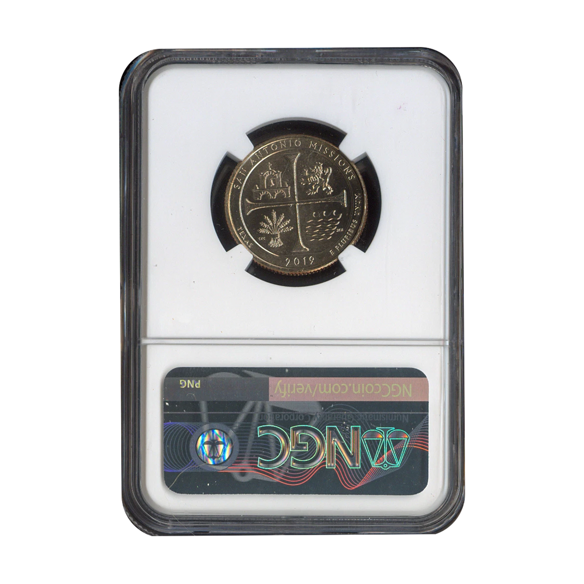 2019 San Antonio Missions Quarter Dollar West Point - Great American Coin Hunt - NGC Star Label MS66 - CoinsTV