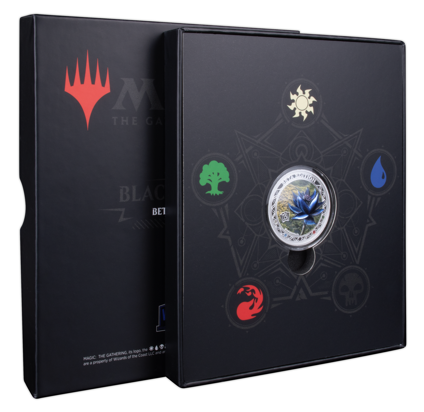 2024 Magic: the Gathering Beta Black Lotus 1 oz Silver Coin