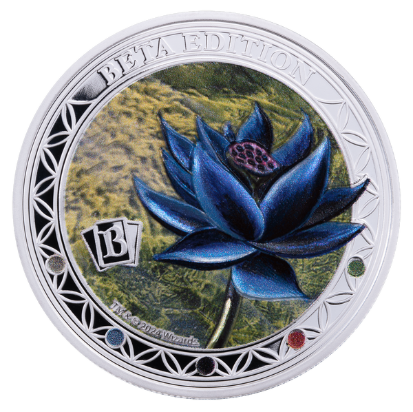 2024 Magic: the Gathering Beta Black Lotus 1 oz Silver Coin 2024 Magic: the Gathering Beta Black Lotus 1 oz Silver Coin