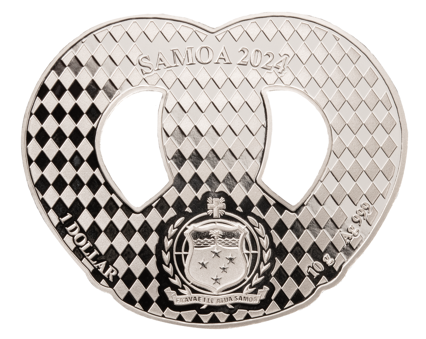 2024 Oktoberfest Pretzel Shaped 10 gram Silver Coin - CoinsTV