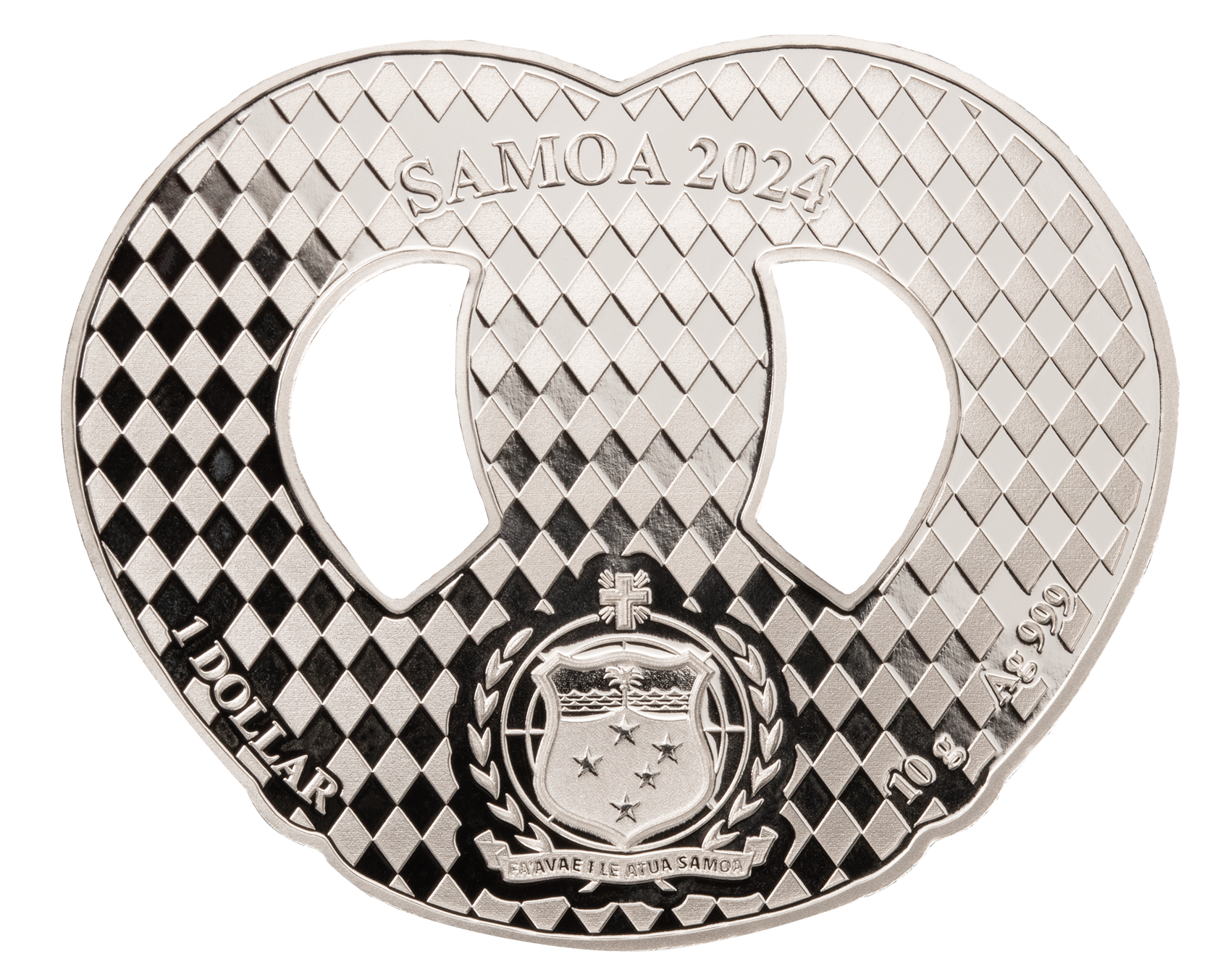 2024 Oktoberfest Pretzel Shaped 10 gram Silver Coin - CoinsTV