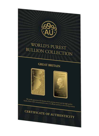 2024 Solomon Islands World's Purest Bullion Libertad 1/100 oz Proof Gold Bar