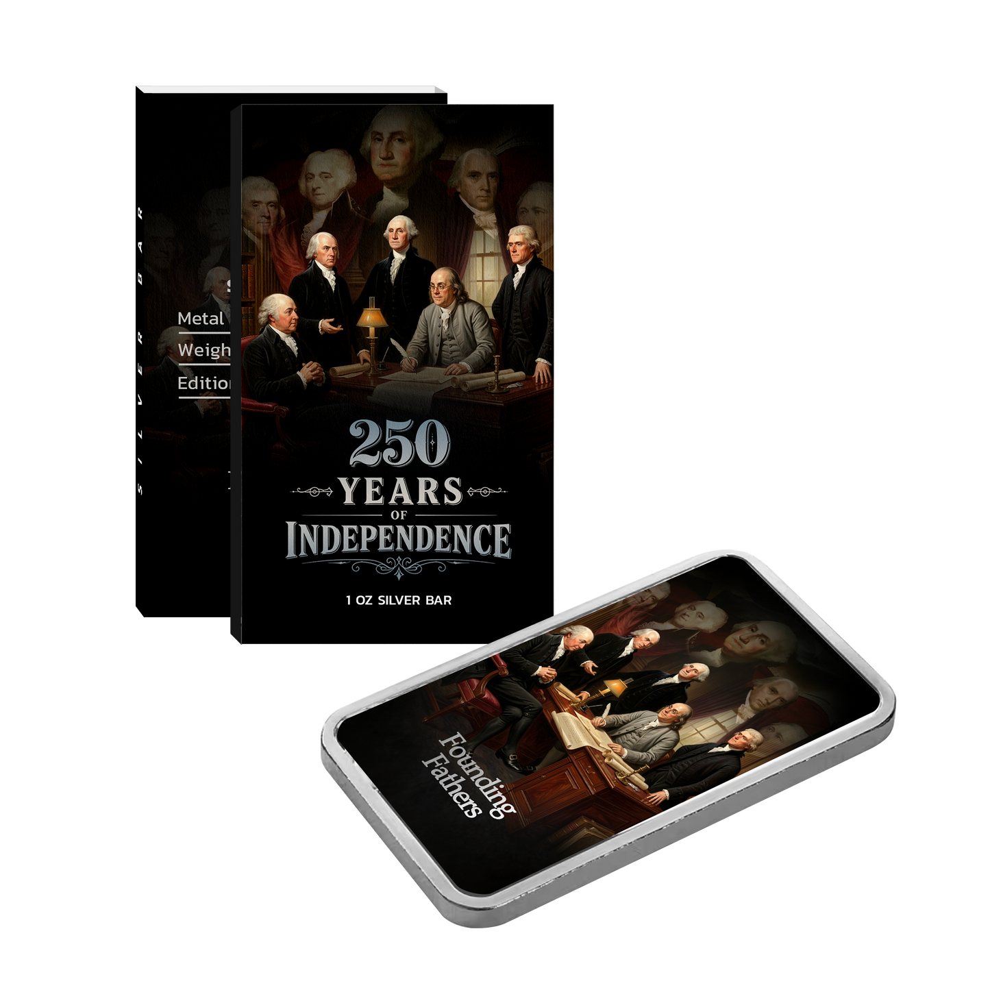 250 Years of Independence 1 oz Silver Series - Founding Fathers