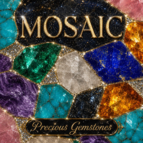 2024 Mexico Libertad Mosaic Precious Gemstones 1 oz Silver Coin