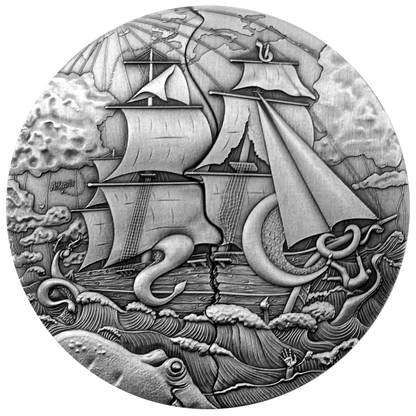 2025 Samoa Atlantis 5 oz Silver Coin
