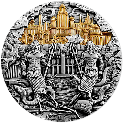 2025 Samoa Atlantis 5 oz Silver Coin
