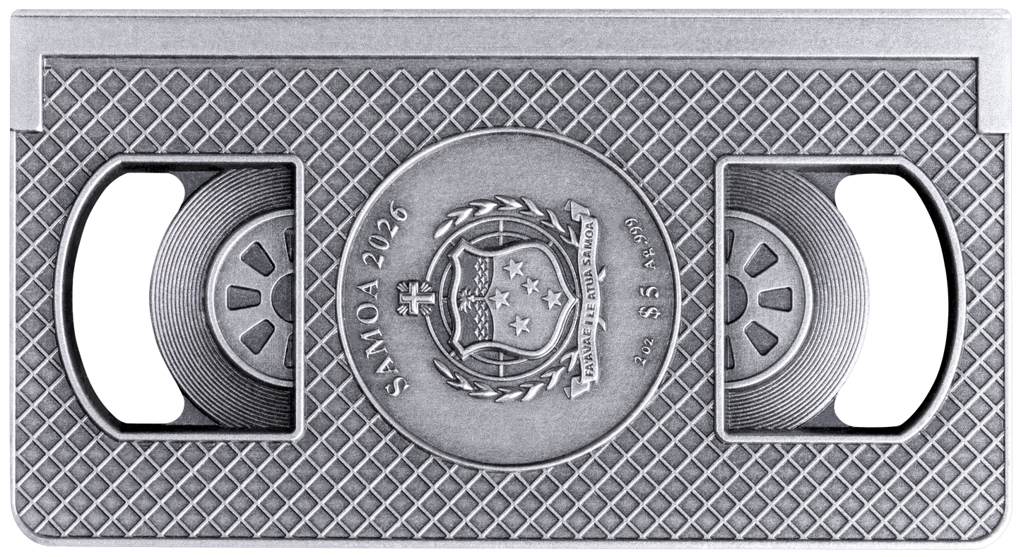 2026 Samoa Vintage VHS Gremlins 2 oz Silver Coin - CoinsTV