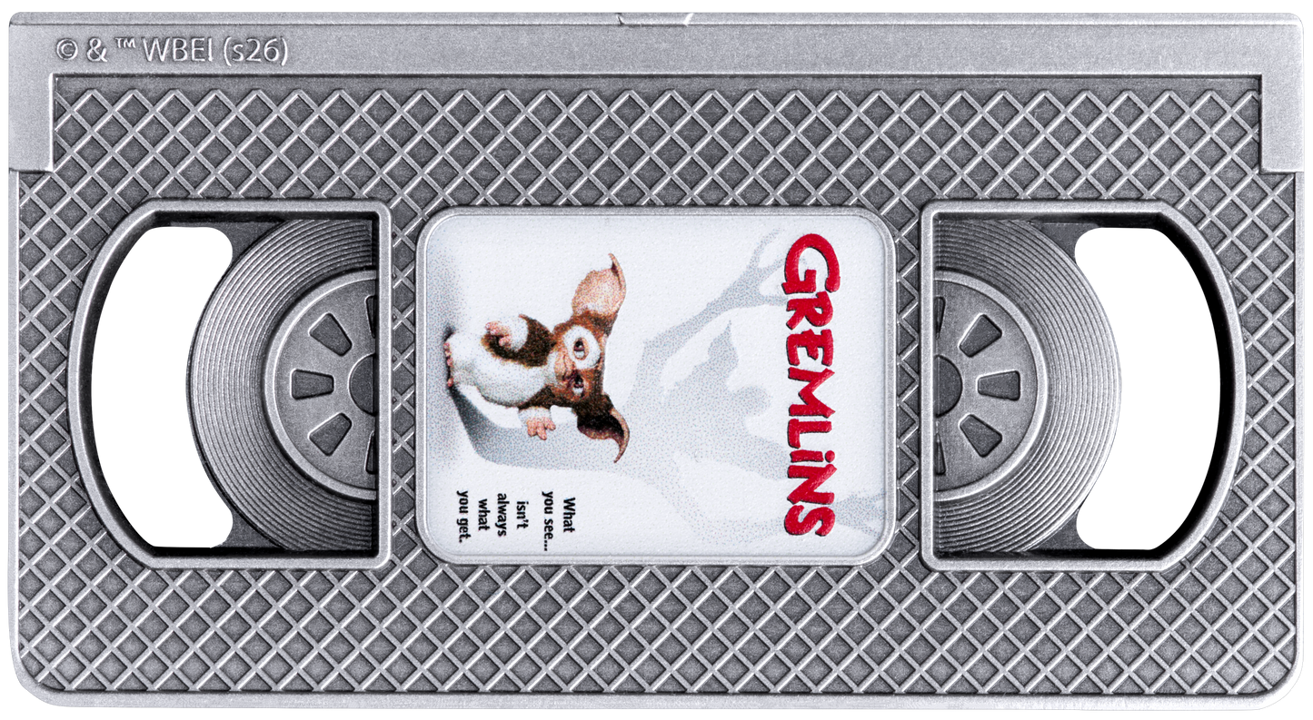 2026 Samoa Vintage VHS Gremlins 2 oz Silver Coin - CoinsTV