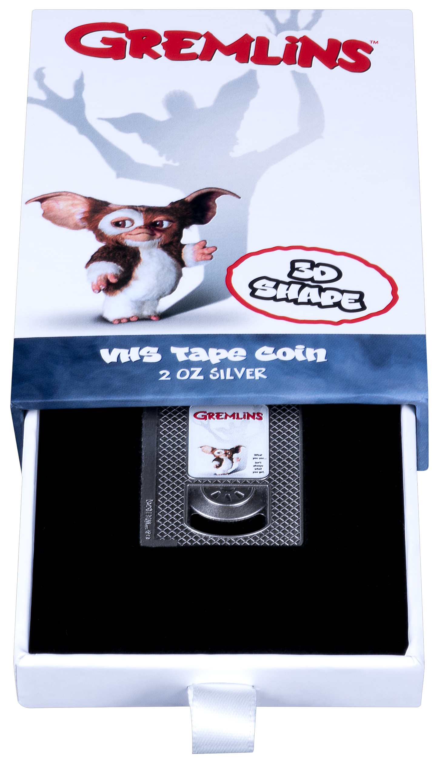 2026 Samoa Vintage VHS Gremlins 2 oz Silver Coin - CoinsTV