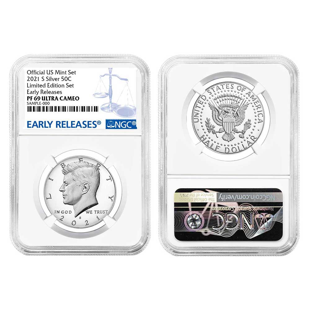 2021 American Eagle Limited Edition Collection 6 pc Set - NGC PF69UC ER Blue Label - CoinsTV