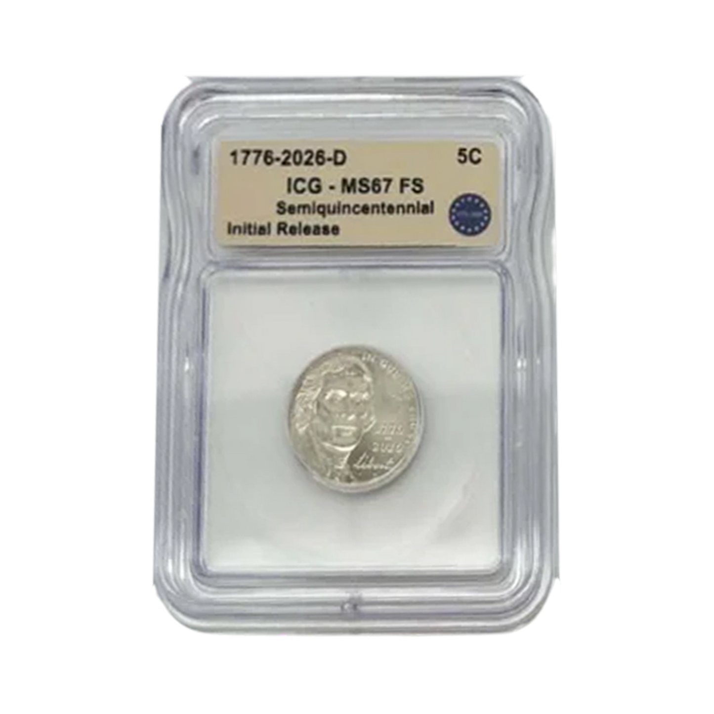 2026 America 250th Semiquincentennial 8-Piece Set P&D - ICG MS67 Initial Release