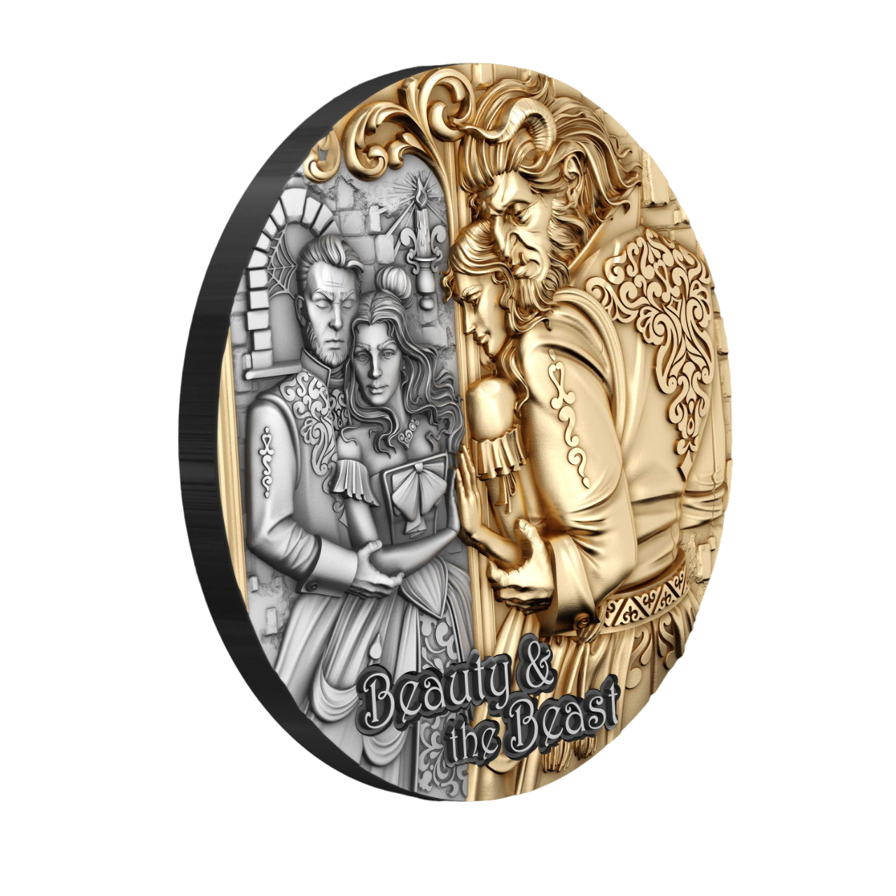 2024 Cameroon Beauty & the Beast 2 oz Silver Coin - CoinsTV
