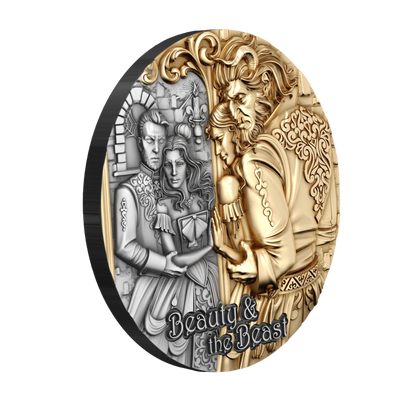 2024 Cameroon Beauty & the Beast 2 oz Silver Coin - CoinsTV