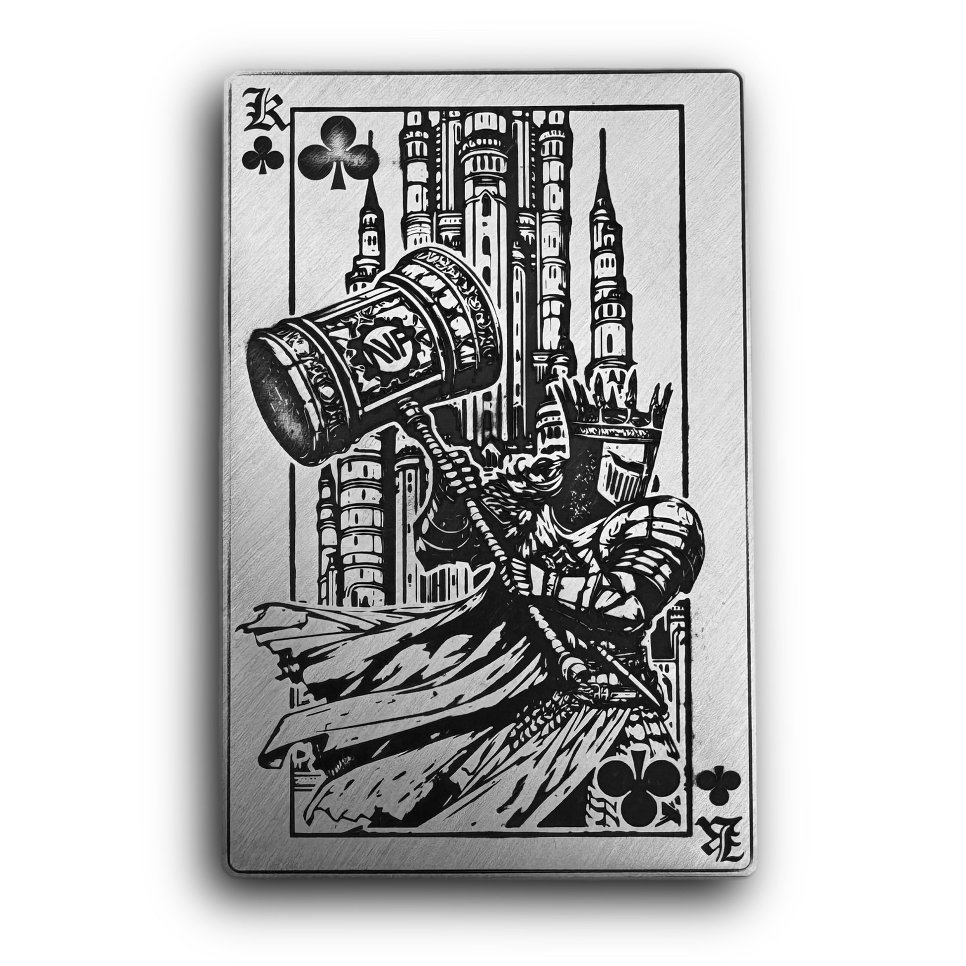Renaissance Deck of Cards - Kings 4 x 1 oz Silver Card Bar Set - CoinsTV