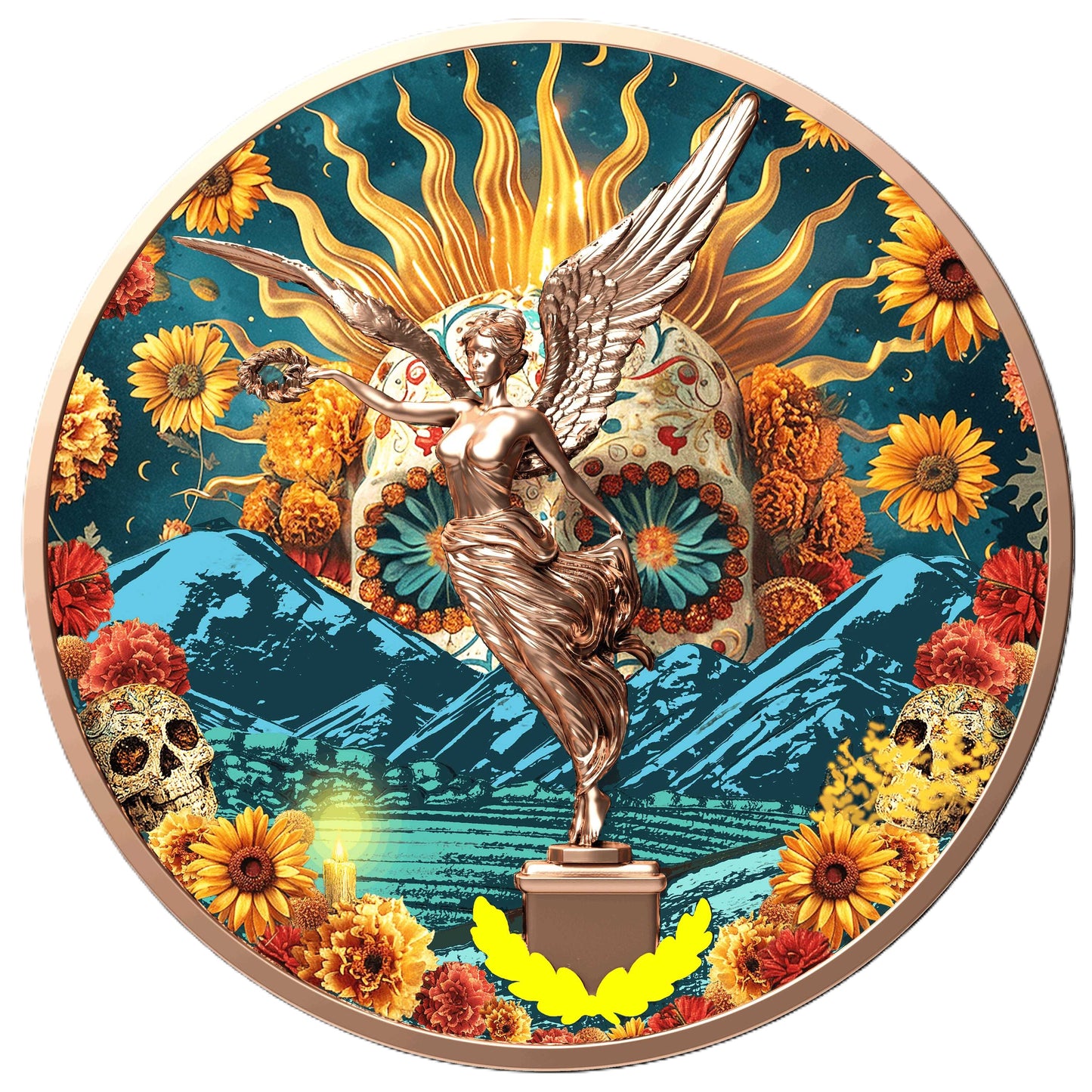 2026 Angel of Independence 12g Copper Stacker Blind Box