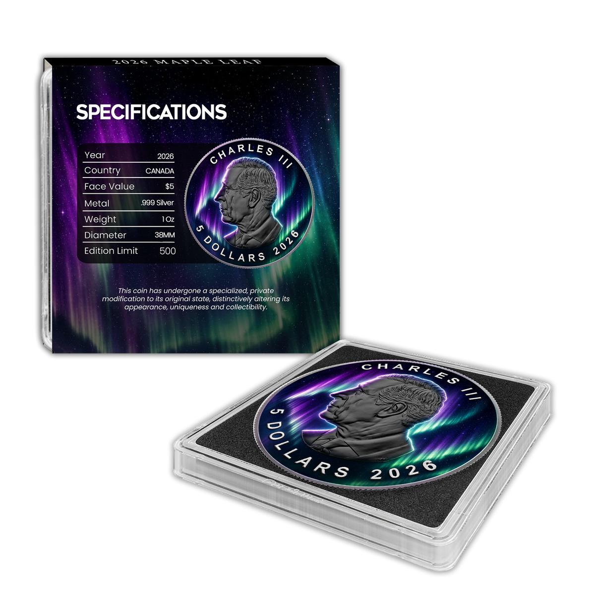 2026 Maple Leaf - Aurora Borealis Edition