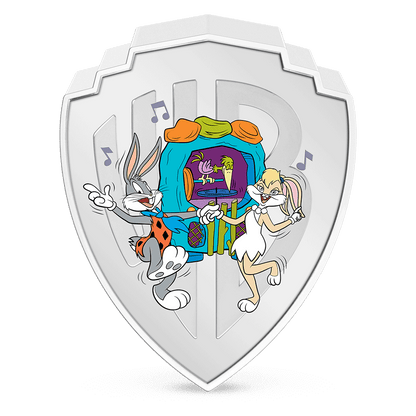 2023 Warner Bros. 100 - Looney Tunes Mashup - 4. Flintstones 2 oz silver