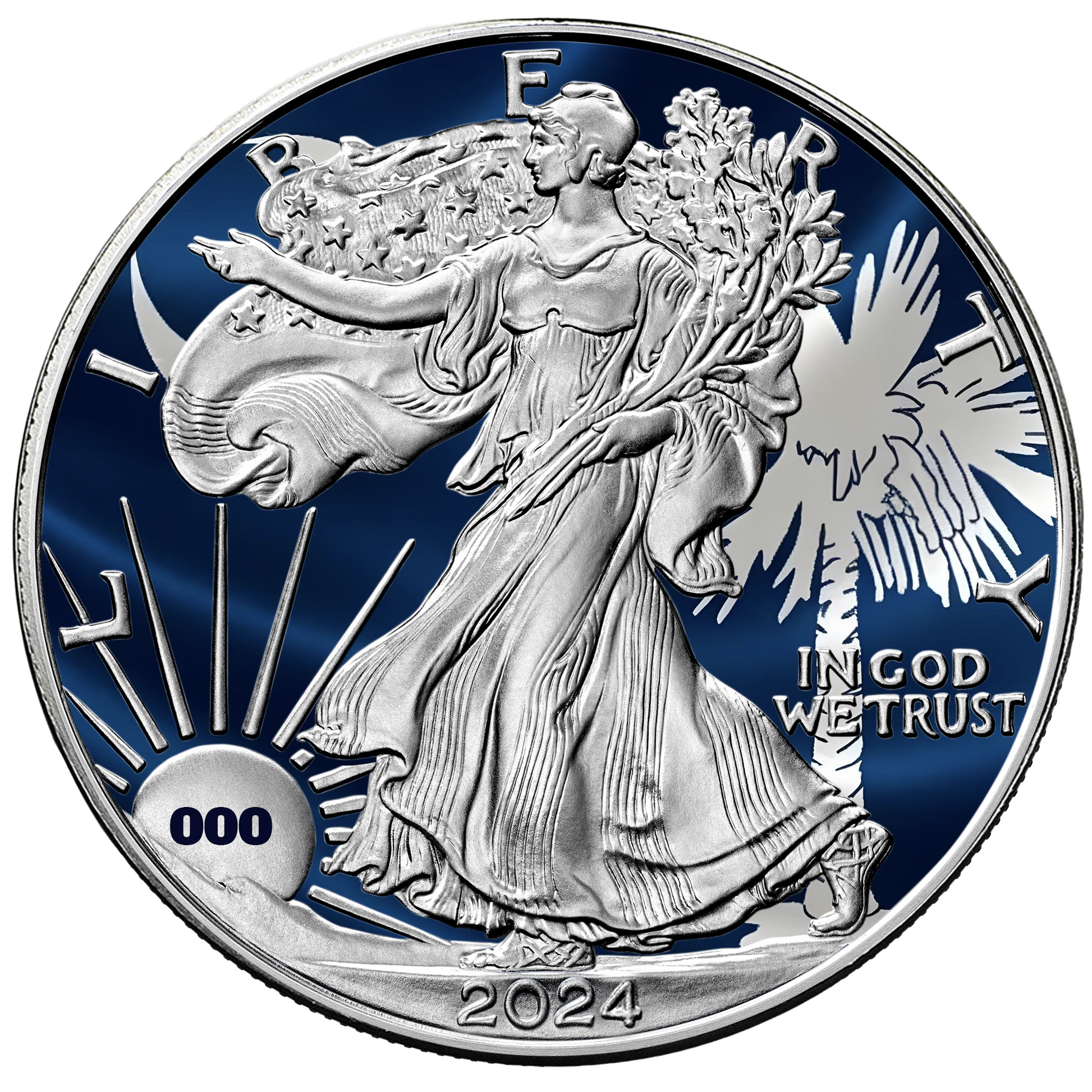2024 State Flags Silver Eagle - South Carolina Limited Edition - CoinsTV
