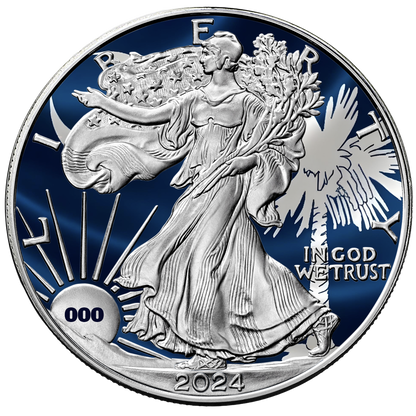 2024 State Flags Silver Eagle - South Carolina Limited Edition - CoinsTV