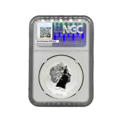 2023-P Tuvalu Gods of Olympus Ares - NGC MS70 1 oz Silver - CoinsTV