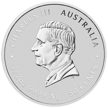 2027 Australia Lunar Goat BU 1/2 oz Silver Coin