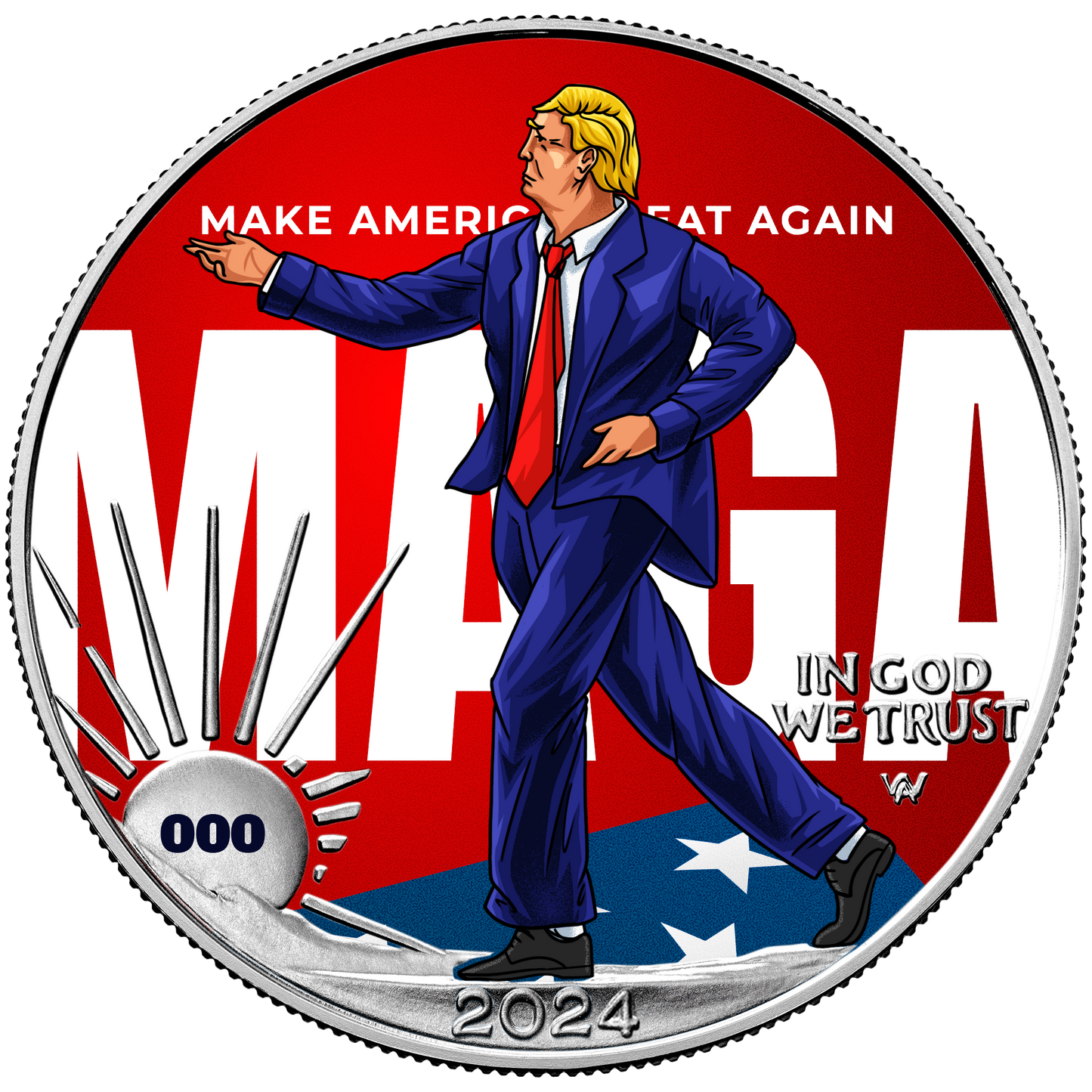 2024 Trump Silver Eagle