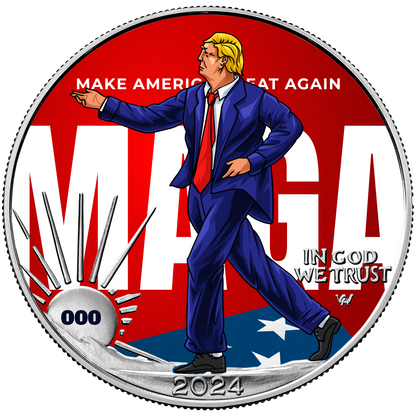 2024 Trump Silver Eagle