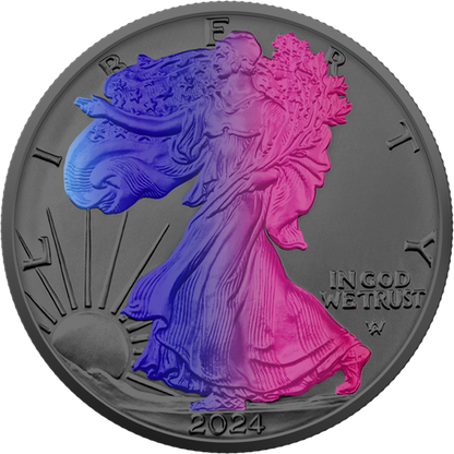 2024 U.S. Eagle Multi Holo Edition 1 oz Silver Coin - CoinsTV