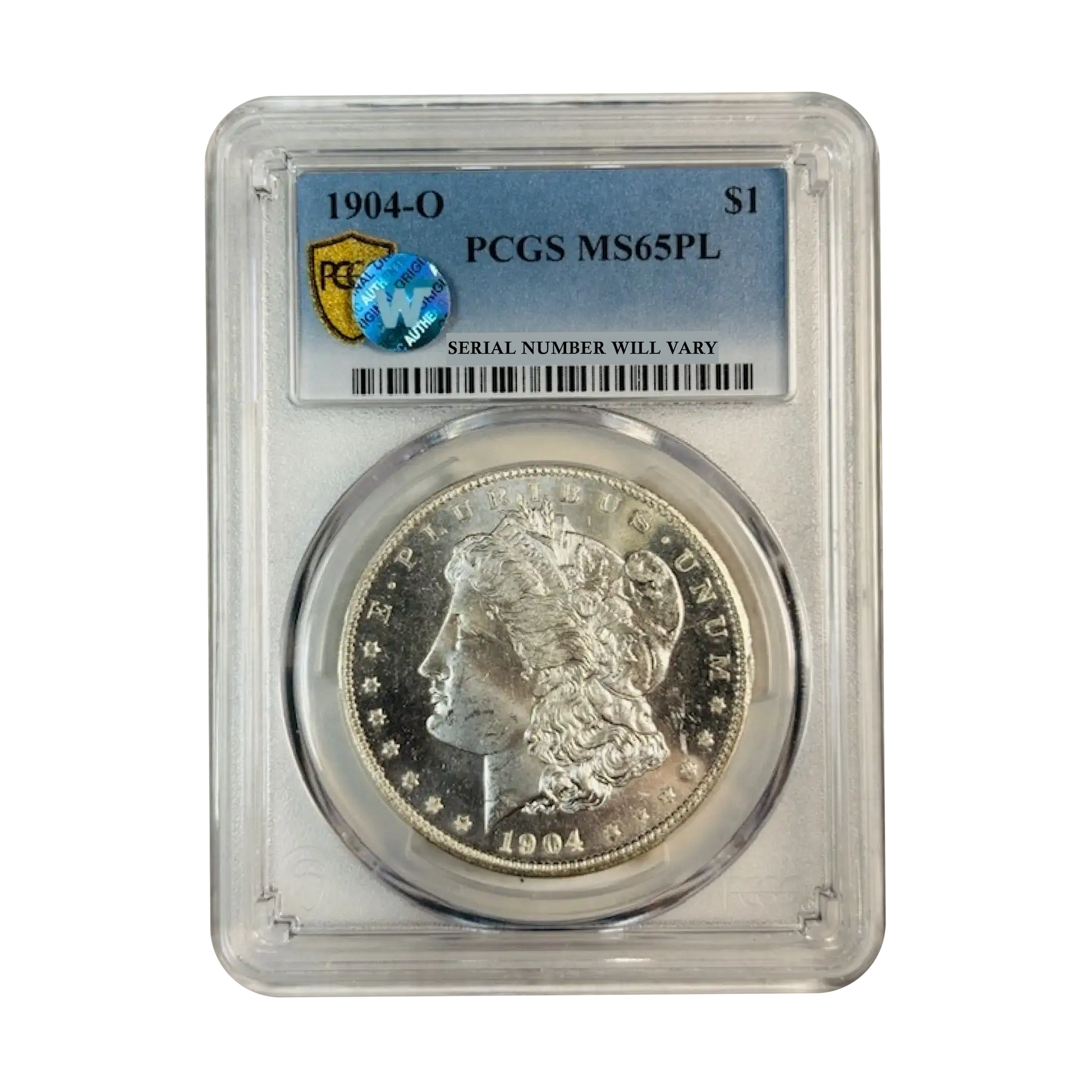1904-O Morgan Silver Dollar New Orleans - PCGS MS65PL Sight White - CoinsTV