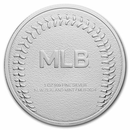 2024 Major League Baseball (MLB) Logo 1 oz Silver Round - CoinsTV