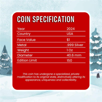 2024 Chromatics Winter Wonderland Silver Eagle - CoinsTV