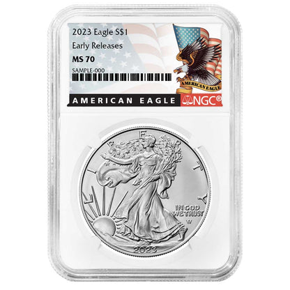 2023 Silver Eagle - Black Label - NGC MS70 Early Releases