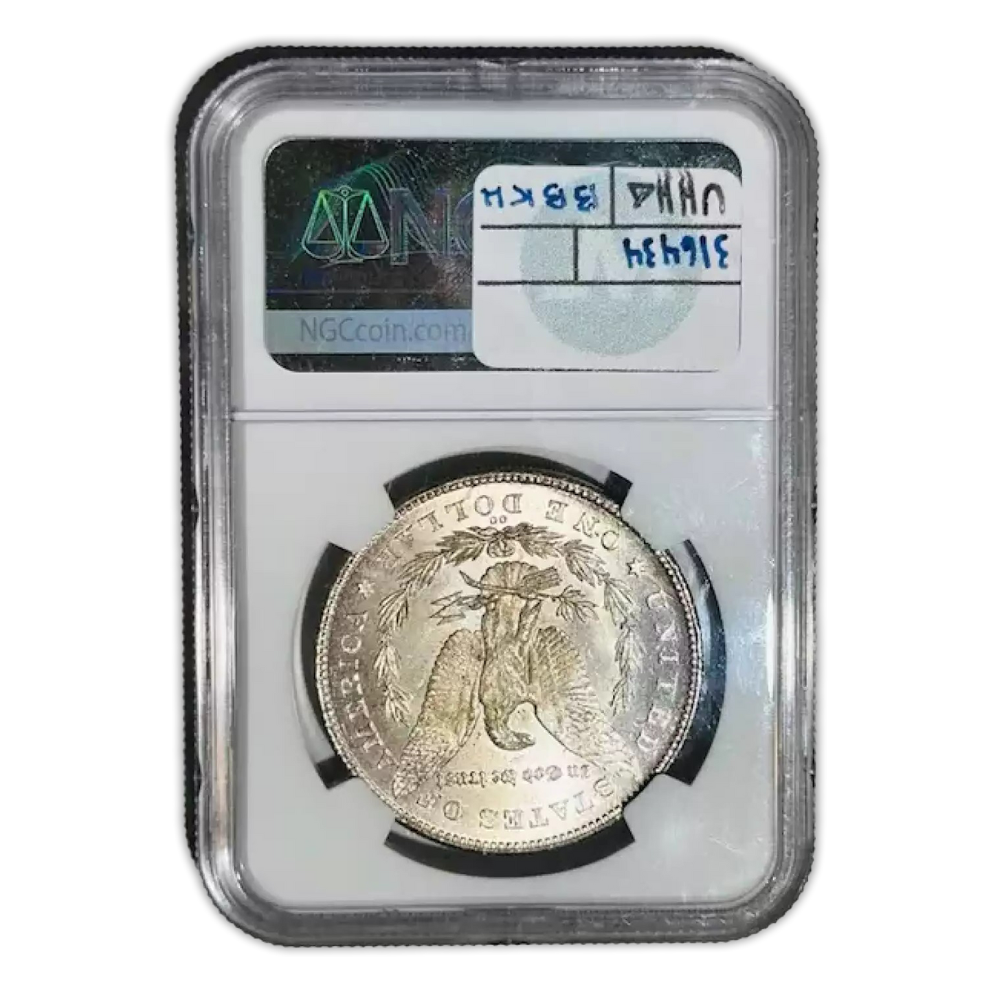 1880 CC Morgan Silver Dollar Hitlist-40 - VAM 7A Reverse of 1878 & Clash - NGC MS62