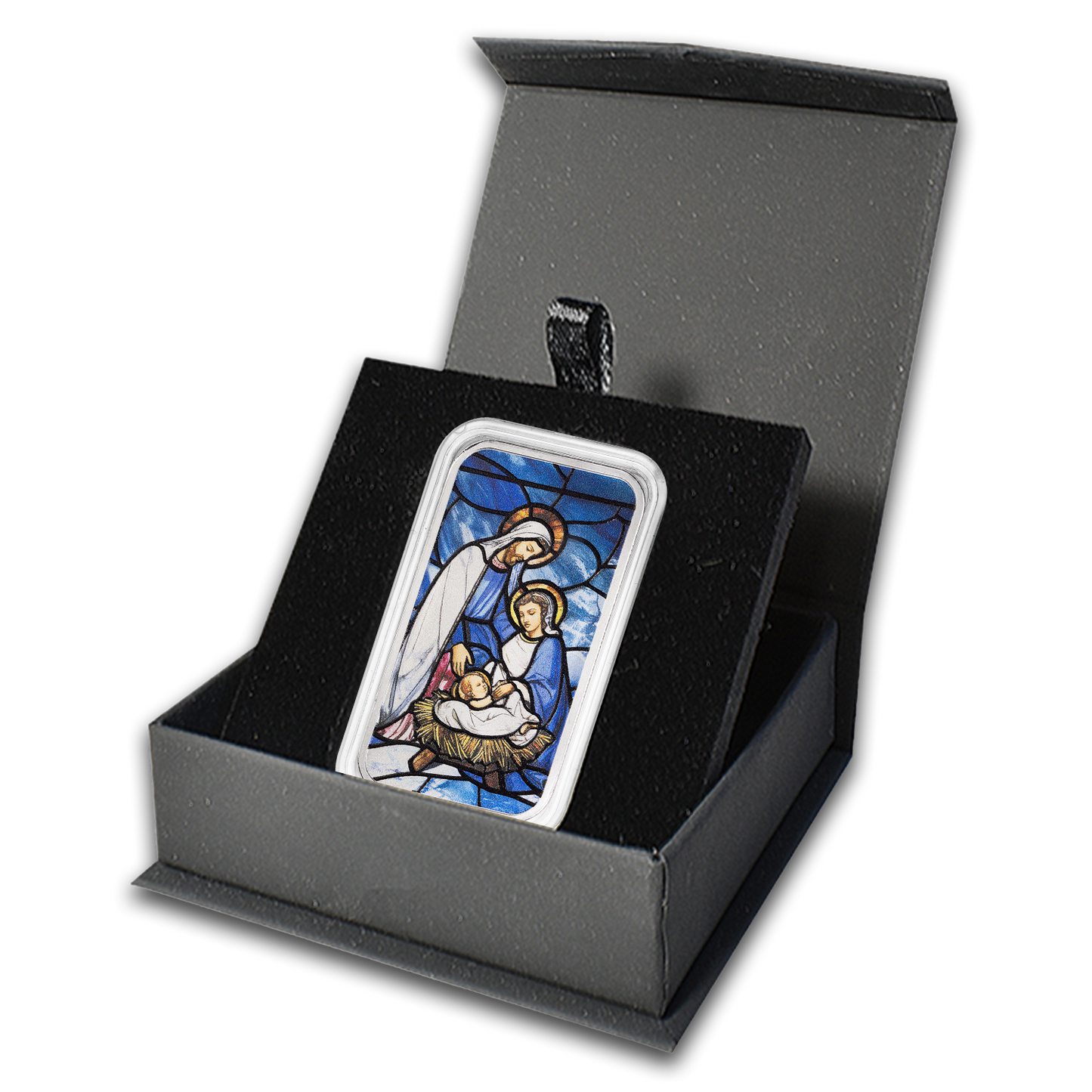 Holiday Nativity - 1 oz Silver Bar - CoinsTV