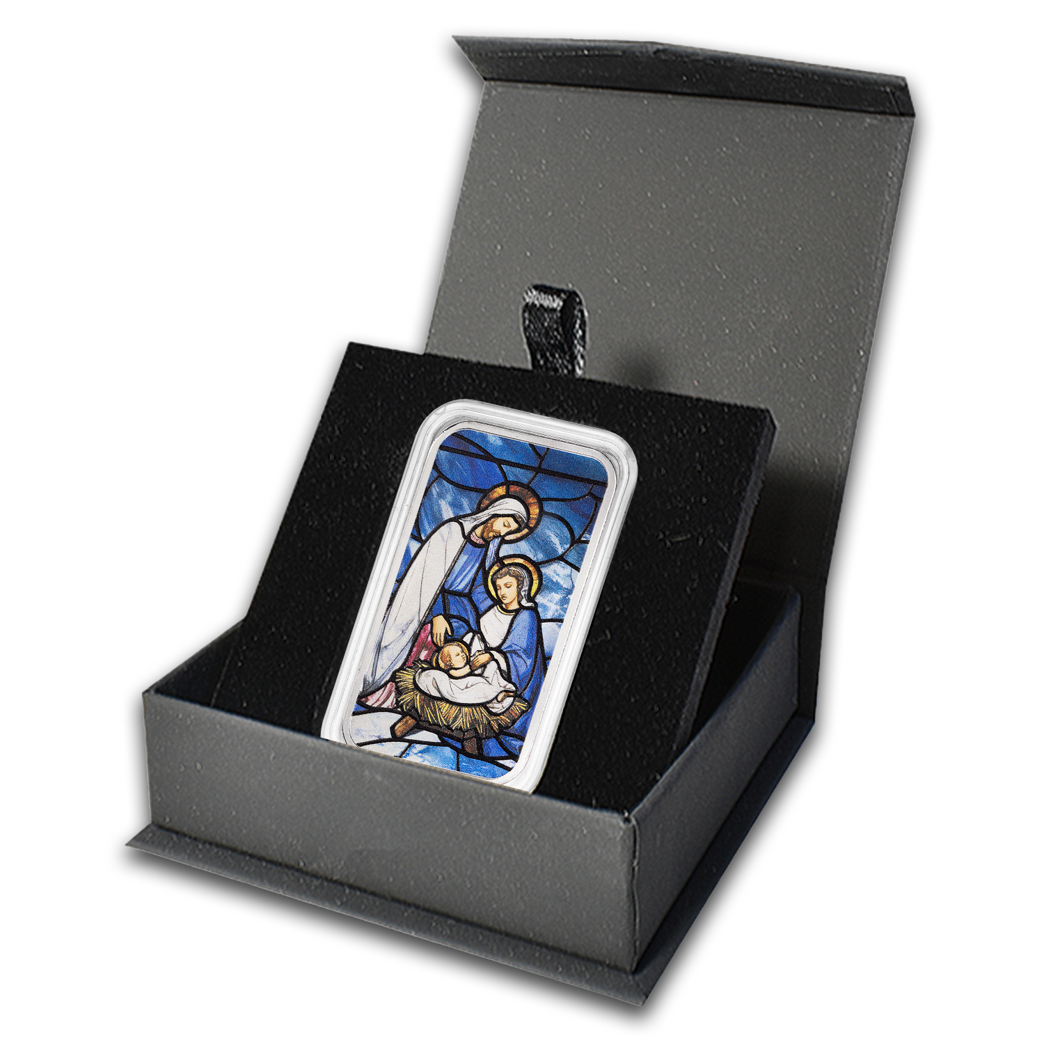 Holiday Nativity - 1 oz Silver Bar - CoinsTV